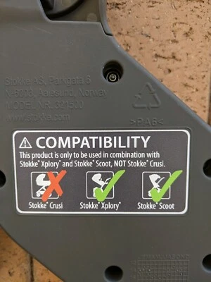stokke scoot car seat compatibility