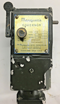 MARQUETTE Governor Type E MODEL E-454 Detroit diesel 
