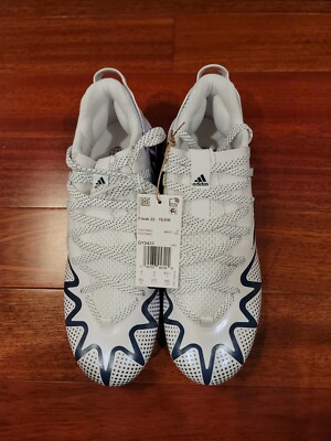 Adidas Freak 22 Team White/College Navy GY0433 Men's Sz 9.5 Football Cleat NEW