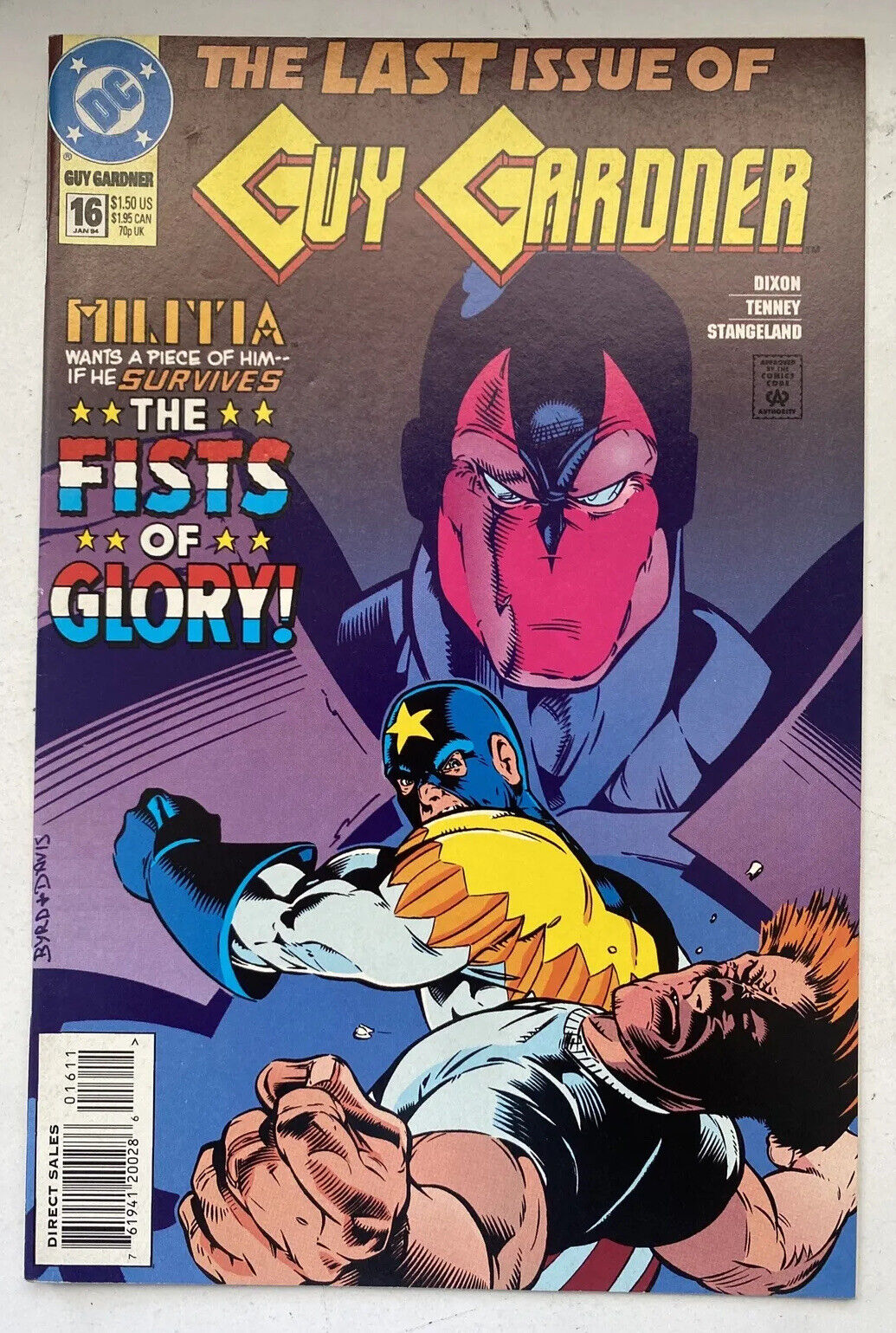 DC Guy Gardner #16 (Jan. 1994) High Grade 