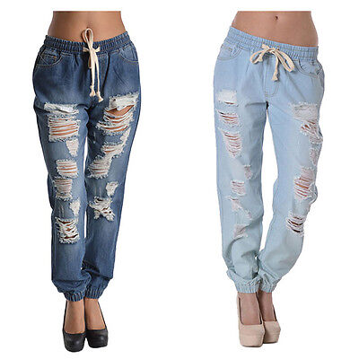 torn jogger jeans