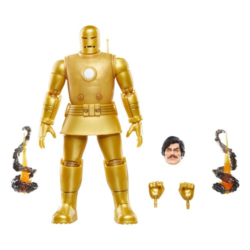 Marvel Legends Iron Man Model 01-Gold - Retro Carded - Imagen 7 de 7