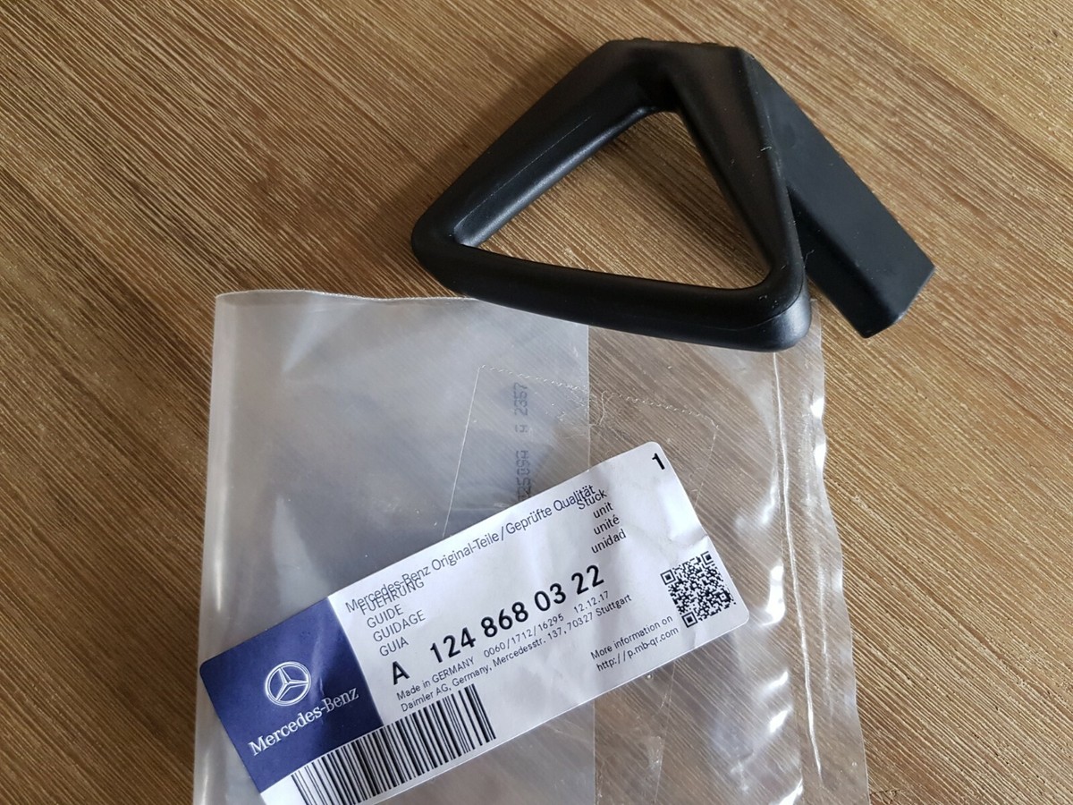 Genuine Mercedes-Benz C124 coupe seat belt guide frame LH 