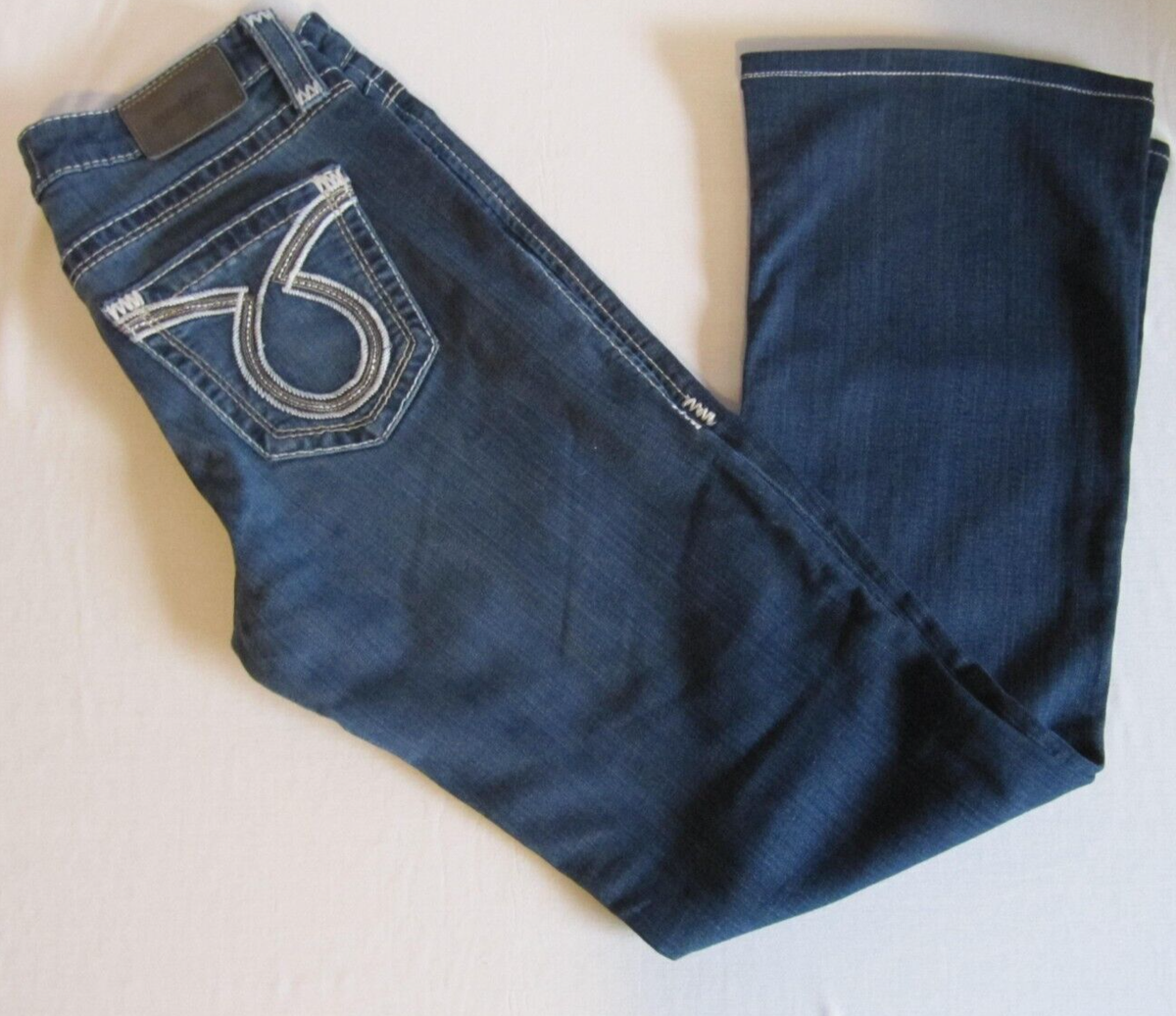 Big Star Liv Boot Jeans Women's 28R Distressed Bootcut Denim | eBay