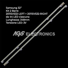KIT 2 BARRES DE RAYURES 44 TV LED SAMSUNG 2011SVS32-GAUCHE / DROITE UE32D5000