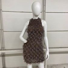 AKIRA All About Me Mesh Mini Dress Women's Size S Brown