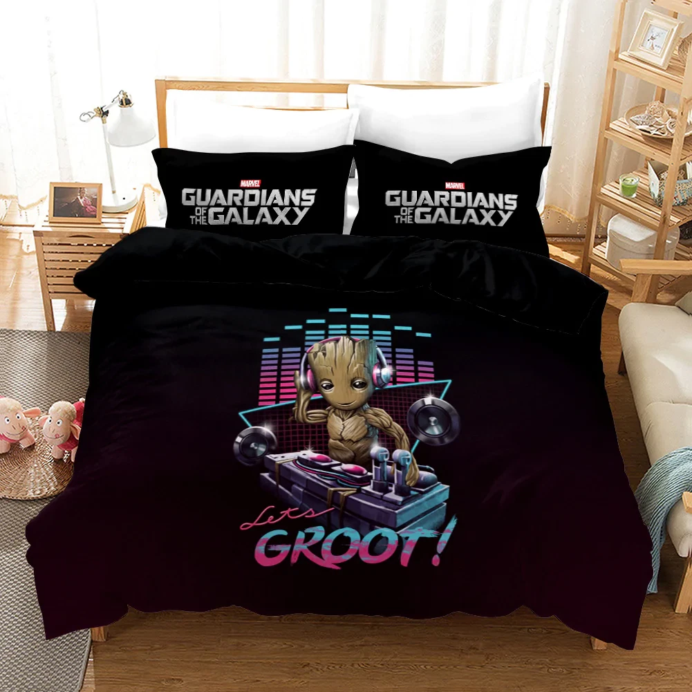 Guardians of the Galaxy Groot Funny Full Bedding Set