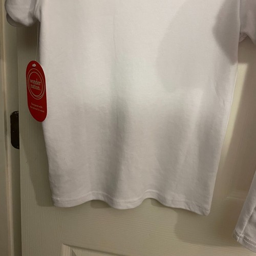 Lot of 2 Girls' School Uniform Polo Short Sleeve Shirts Youth Size M/7-8 White - Picture 3 of 8