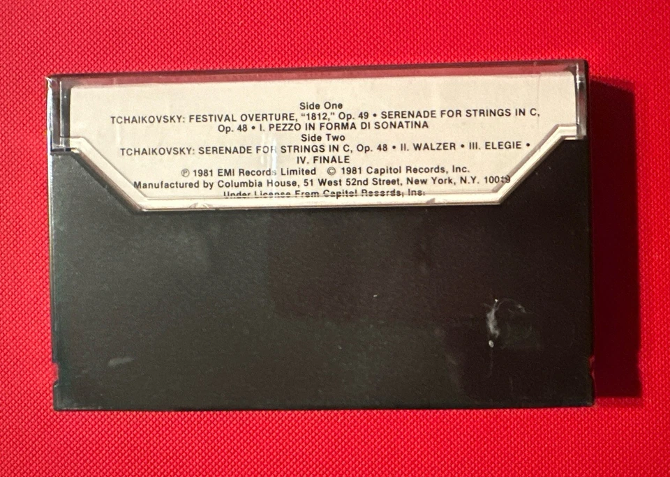 Tchaikovsky Overture 1812 Philadelphia Orchestra (1981, Cassette) Riccardo Muti - Image 2 of 4
