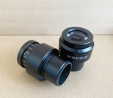Pair of Compound Microscope WF10X/20 Diopter-adjustable Eyepieces Dia.30mm