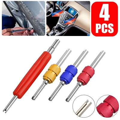 HVAC AC Schrader Valve Core Remover 2 Size Installer Tool for Automotive / Truck