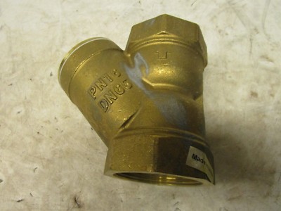 NO NAME PN16 DN65 2-1/2'' NPT THREADED WYE Y BRONZE STRAINER 300 PSI 3/64'' SCREEN