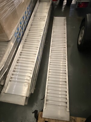 Tipper Ramps New Set of Aluminium Ramps for Tipper Flatbed Trailer 2.4m Aluminium ...