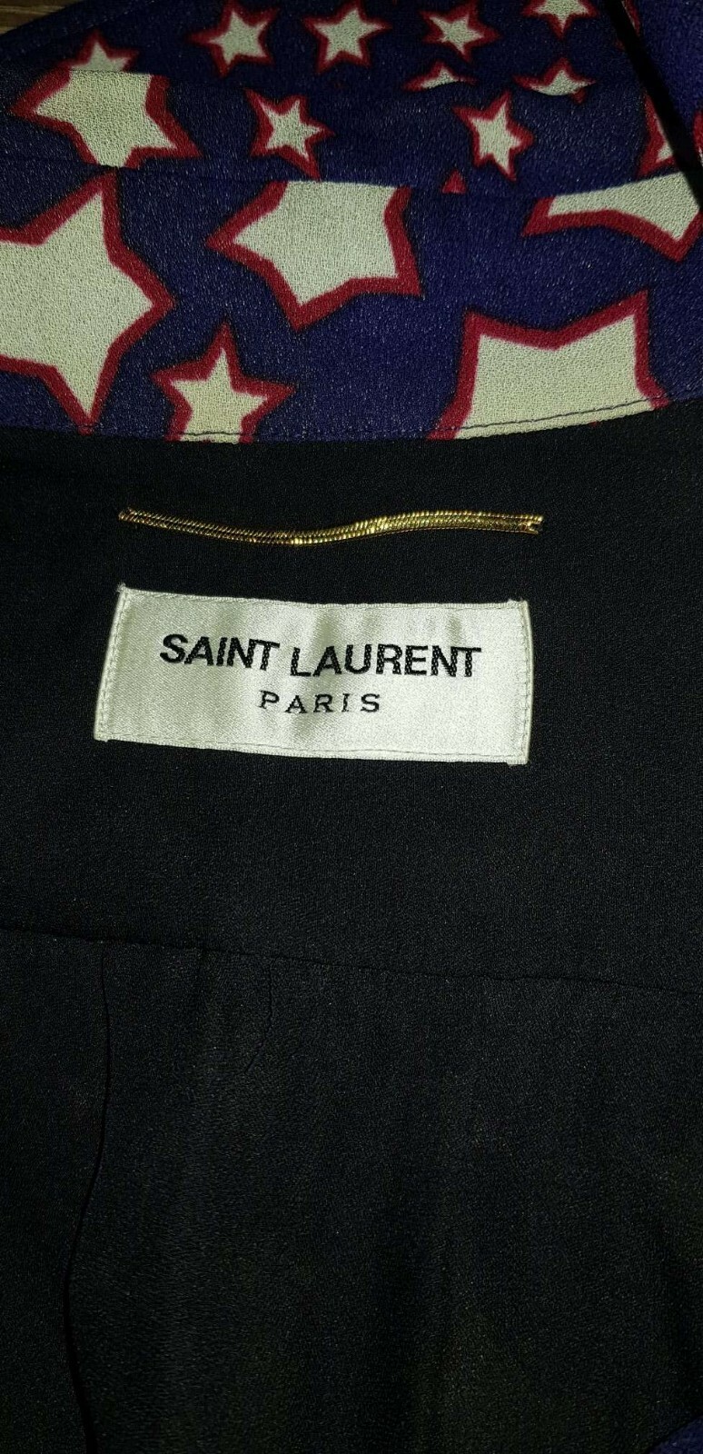 Abito da pattinatore Saint Laurent con stampa stella $3700 fr 34