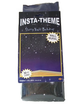 INSTA THEME 30FT X 4FT. WALL MURAL STARRY NIGHT BACKDROP NIP 