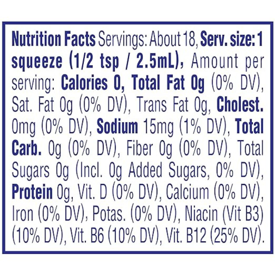 Crystal Light Liquid Cherry Splash Energy Drink Mix 0.1 Ounces Guilt