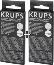 Cleaning Tablets Pack 10 XS3000 For Krups Coffee Makers (2 Packs)