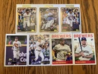 2025 Topps Archives Milwaukee Brewers Team Set - 7 Cards