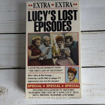 Vintage VHS sealed Lucy's Lost Episodes Lucille Ball Comedy B&W and Color