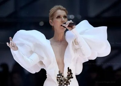 Foto A4 Céline Dion Portrait Konzert - Poster Kunstdruck - 12863
