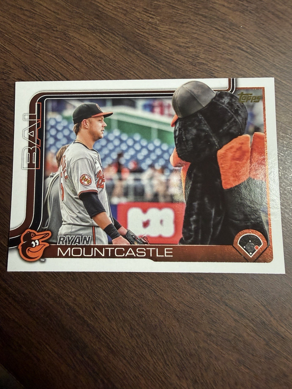 2025 Topps Ryan Mountcastle Golden Mirror Image Variation #107 SSP Orioles RARE!