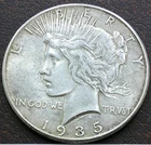 US 1935 Peace Dollar  **