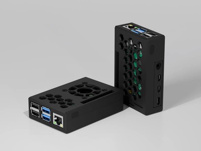 Raspberry Pi 4B Case - Configurable