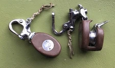 Vintage South Coast #4 swivel snatch blocks
