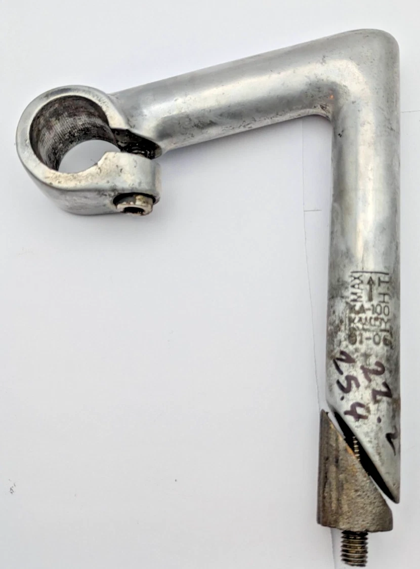 Potence Vélo Rétro Kalloy KY-80 Aluminium 80 Mm - 25,4 Mm - 1 Pouce - Pour Vélo Course Vintage