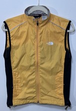 Vintage The North Face Running Vest Women's S/P Yellow Lightweight Performance