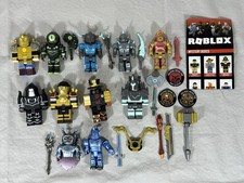 Roblox Figure Lot of 11 Figures Weapons Accessories Parts & Play Lot