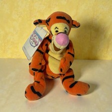 Vintage Disney Store Mini Bean Bag Tigger 9 Inch Plush New With Tags