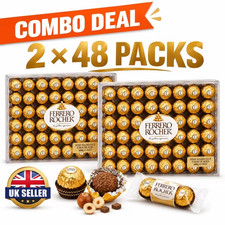 Ferrero Rocher Chocolate Gift Box 2 � 48pcs ? 96 Chocolates Total, 2 � 600g / 1.
