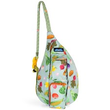 Mini Slingback Pack with Adjustable Rope Shoulder Strap, Veggie Toss