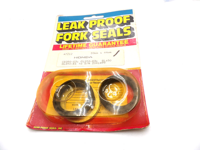 #ad NOS Honda Leak Proof Fork Seals 33x44 CB350K3 CL350K3 SL350K1 SL450 2041499 $24.99