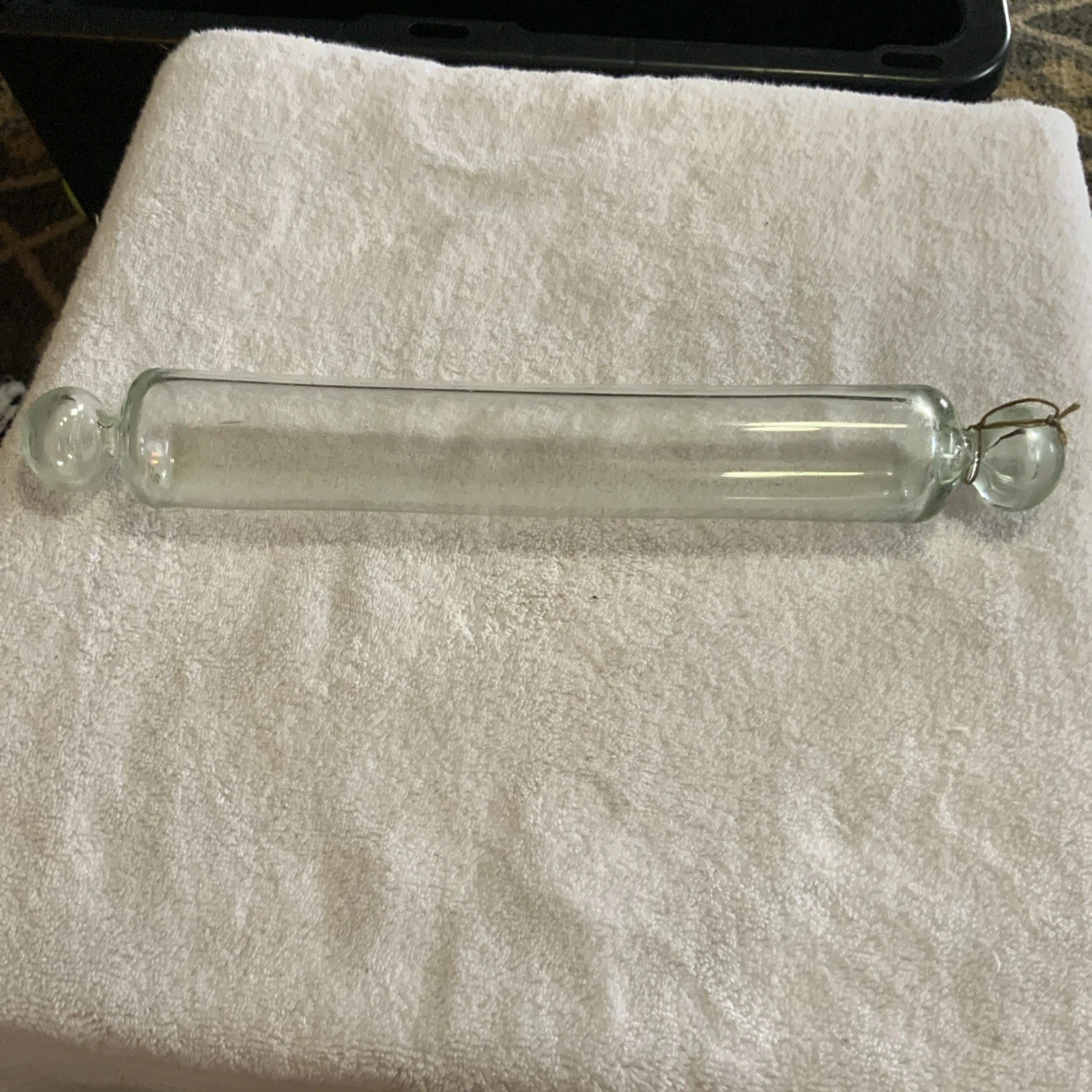 Vintage Hand Blown Glass Rolling Pin 16”
Opens in a new window or tab