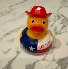 2025 Texas Rubber Duck 2.5  With Texas Flag, Red Cowboy Hat, And  Hey Ya  ll  