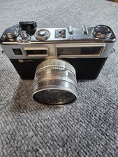 Vintage Yashica Electro 35GSN Camera W/ Yashinon-dx 1:1.7 F45mm Lens Untested 