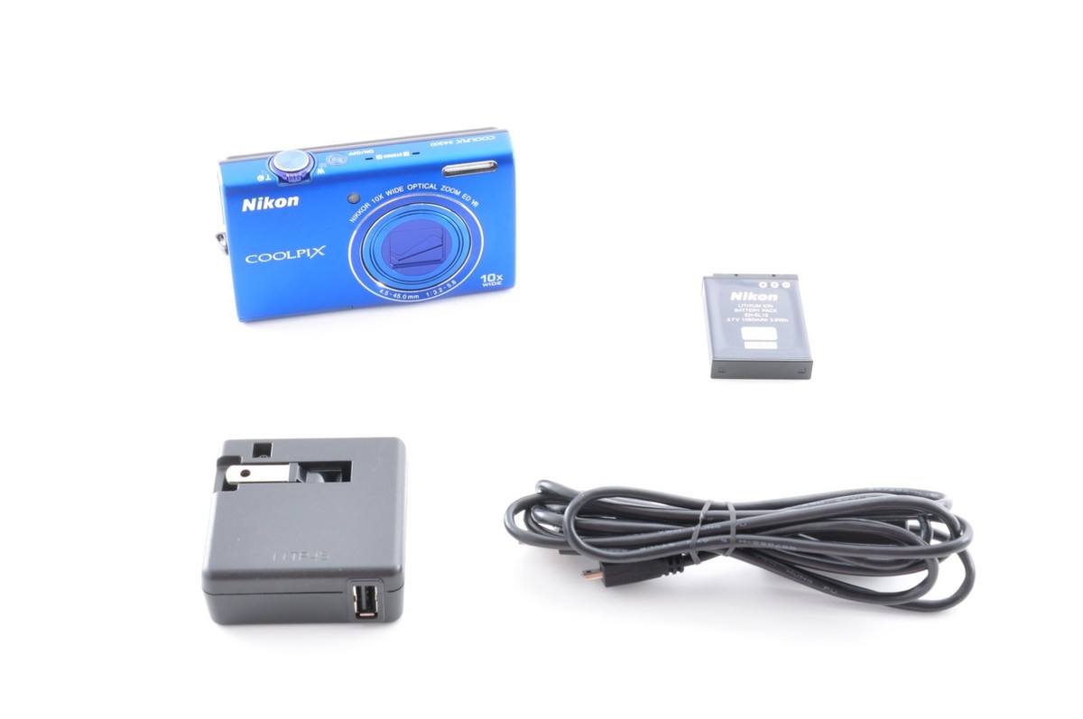 Nikon Coolpix S6200 Blue Excellent+5 16.0MP Compact Digital