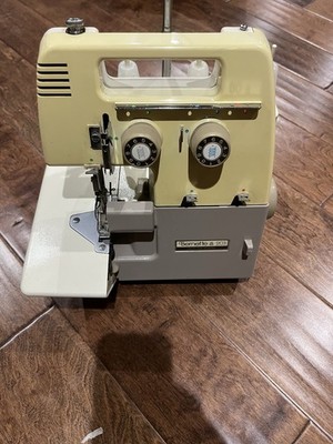 Vintage Bernette 203 Serger Electric Portable Household Sewing Machine 