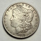 1878-P Morgan Silver Dollar 7 Tail Feathers Reverse of 1879 Extra Fine (EF/XF)
