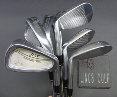 7er Set Mizuno JPX E300 5-SW Regular Stahlschäfte Mizuno Griffe*