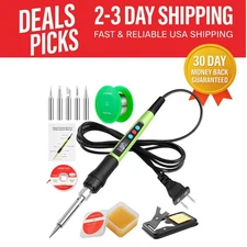 Multi-Purpose 100W Soldering Iron with Accessories and Quick Heating Technology