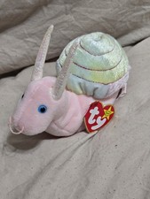 Ty Beanie Babies - Swirly the Snail Super Rare Multiple Errors Mint Condition