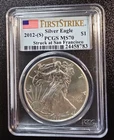 2012-S American Silver Eagle PCGS MS 70 San Francisco First Strike