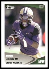 John Ross III Rookie 2017 SAGE HIT #85 Washington Huskies