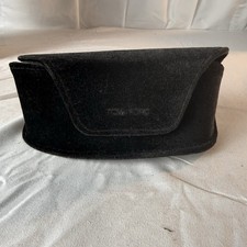 Authentic TOM FORD Black Velvet Eyeglass Case And Microfiber Cloth Magnetic