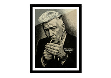 David Lynch, Director Movie Art Print. Ltd Edition. 90s. Peaks. Velvet. A2