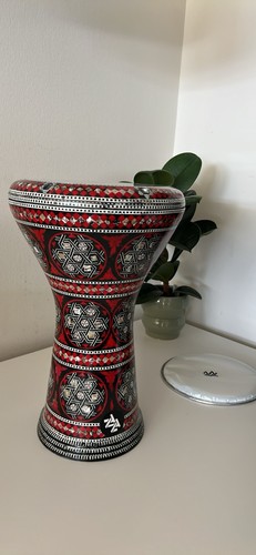 Moroccan / Middle Eastern Darbuka Drum 22 cm Head (8.7”) 43 cm Tall (16.9”)