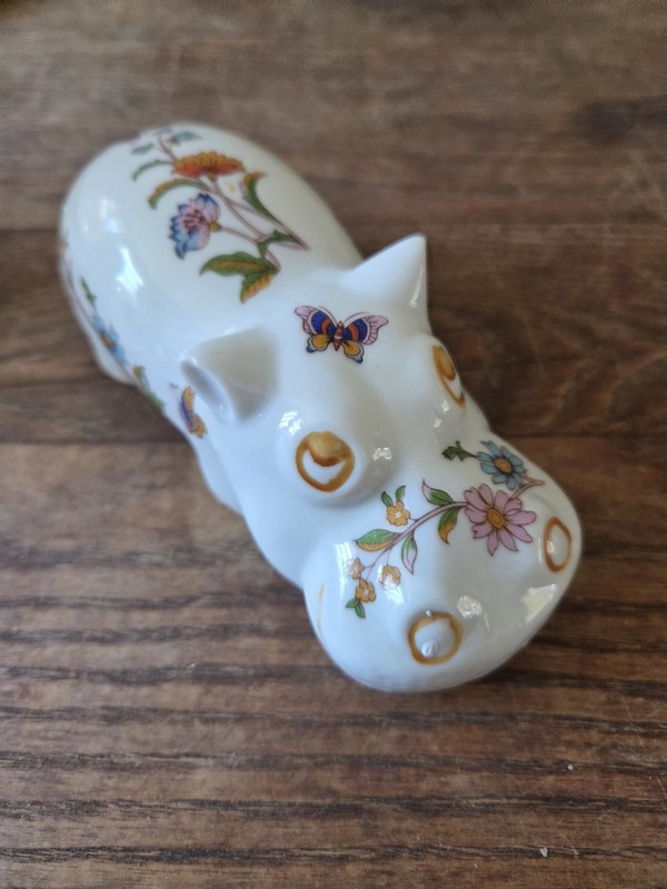 Trina - Porcelain Hippopotamus 
